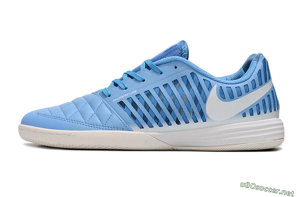 Unisex Nike Lunar Gato 2 IC Football Shoes - Blue/White 0