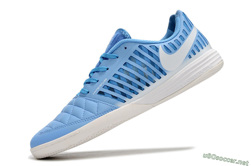 Unisex Nike Lunar Gato 2 IC Football Shoes - Blue/White 5