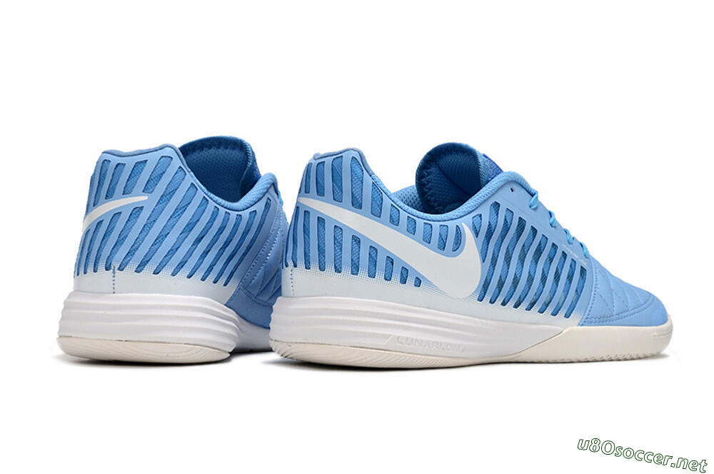 Unisex Nike Lunar Gato 2 IC Football Shoes - Blue/White 6