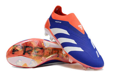 Unisex Adidas Predator Accuracy+ FG Football Boots - Blue/White/Red