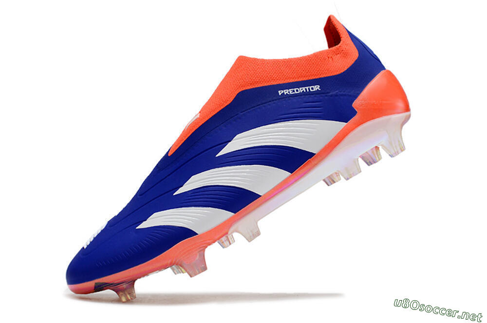 Unisex Adidas Predator Accuracy+ FG Football Boots - Blue/White/Red 5