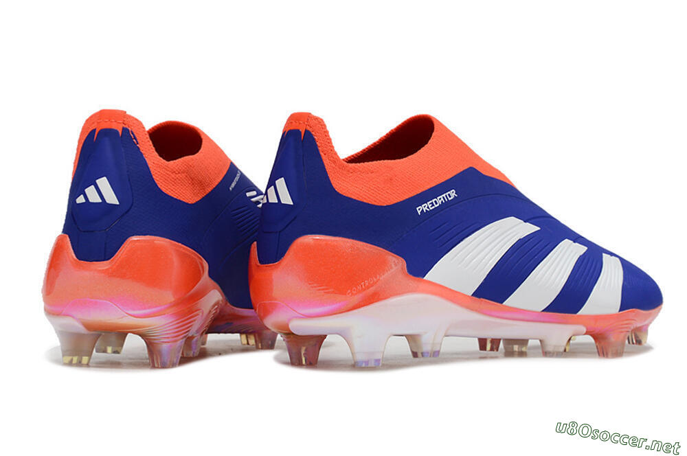 Unisex Adidas Predator Accuracy+ FG Football Boots - Blue/White/Red 6