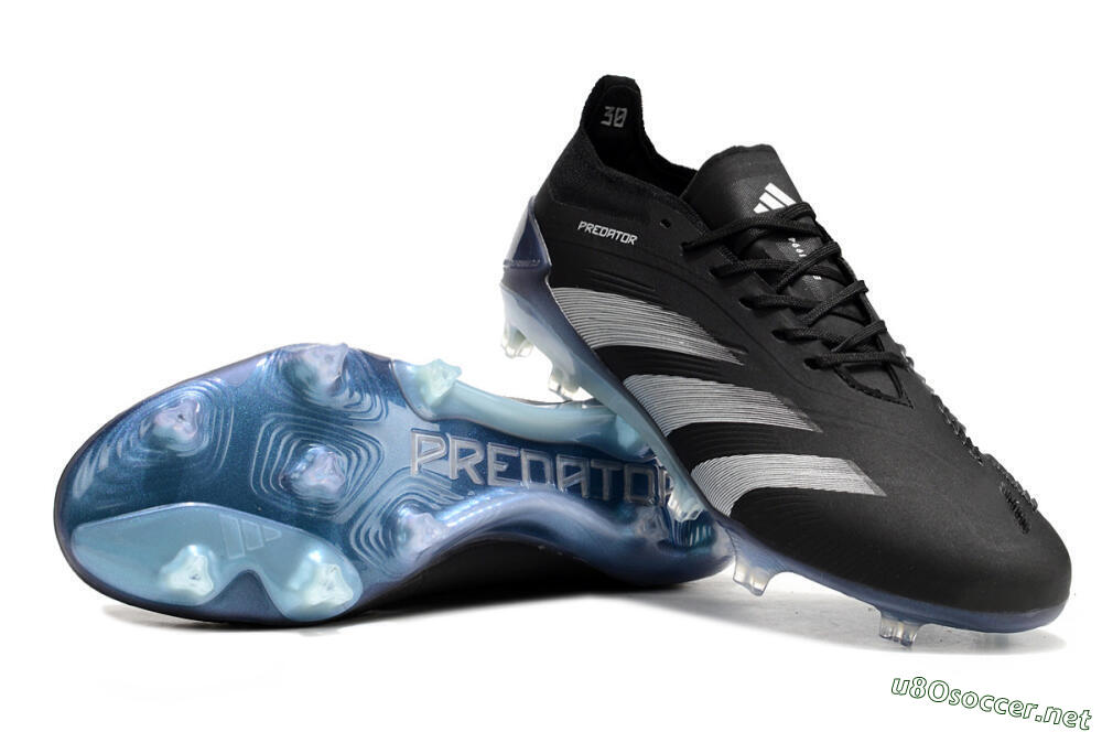 Men's Adidas Predator Accuracy.1 FG Football Boots - Black/Silver/Blue 1