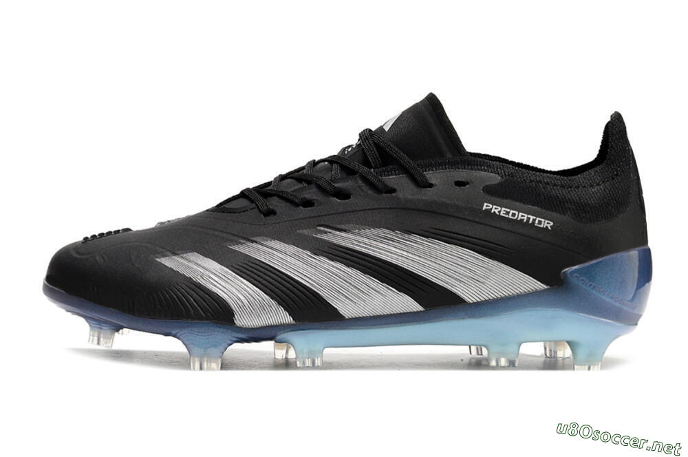 Men's Adidas Predator Accuracy.1 FG Football Boots - Black/Silver/Blue 0