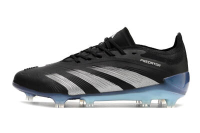 Men's Adidas Predator Accuracy.1 FG Football Boots - Black/Silver/Blue