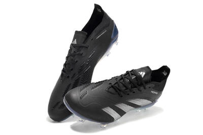 Men's Adidas Predator Accuracy.1 FG Football Boots - Black/Silver/Blue