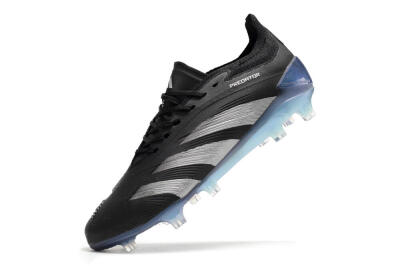 Men's Adidas Predator Accuracy.1 FG Football Boots - Black/Silver/Blue