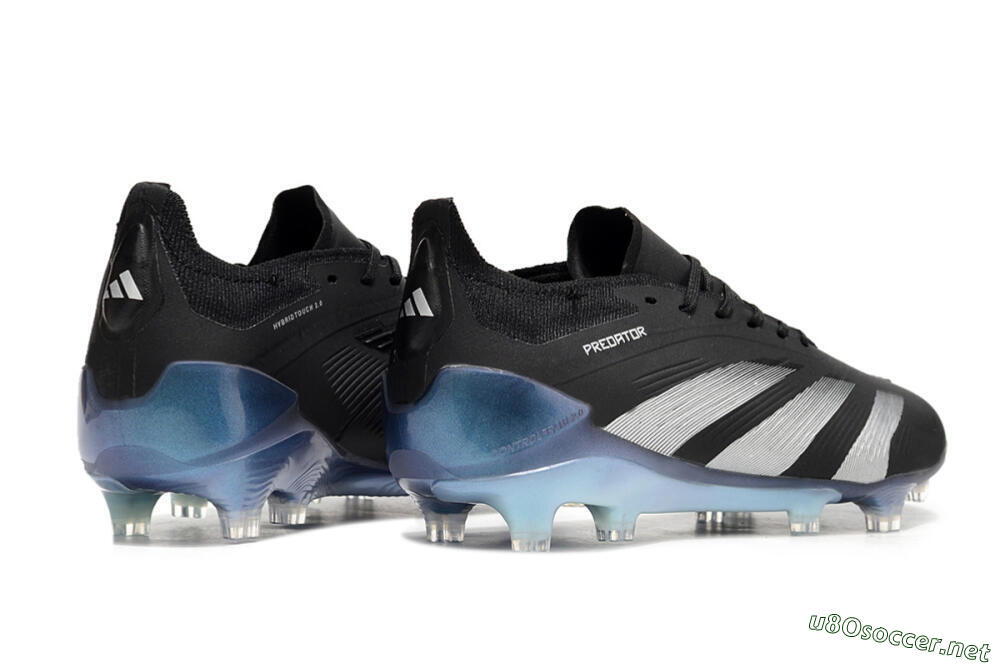 Men's Adidas Predator Accuracy.1 FG Football Boots - Black/Silver/Blue 6