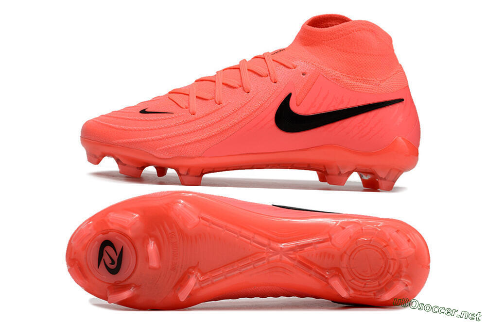 Unisex Nike Phantom Luna 2 Elite LV8 FG Football Boots - Red/Black/Pink 1