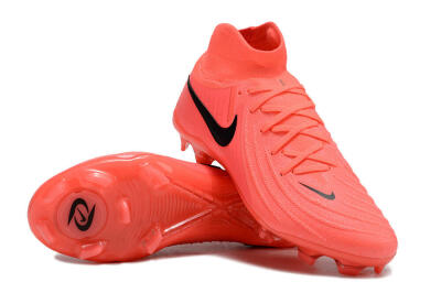 Unisex Nike Phantom Luna 2 Elite LV8 FG Football Boots - Red/Black/Pink