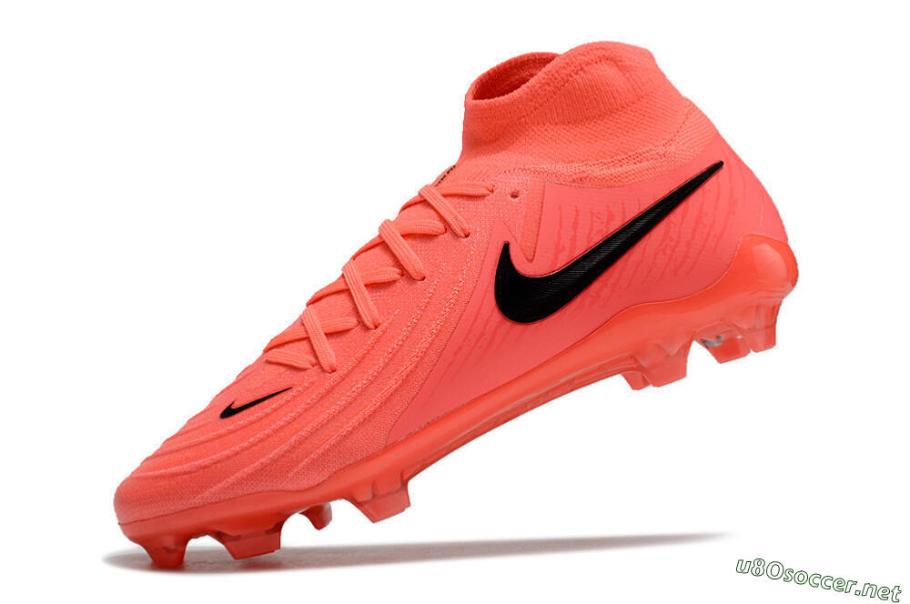 Unisex Nike Phantom Luna 2 Elite LV8 FG Football Boots - Red/Black/Pink 5
