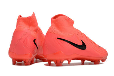 Unisex Nike Phantom Luna 2 Elite LV8 FG Football Boots - Red/Black/Pink