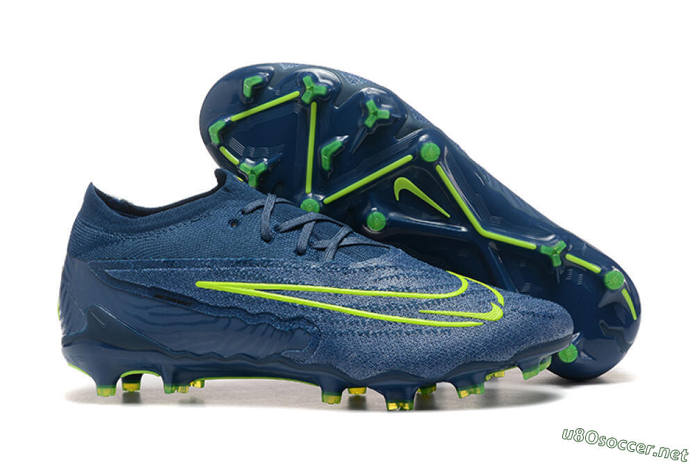 Men's Nike Phantom GX Elite FG Football Boots - Blue/Yellow 2