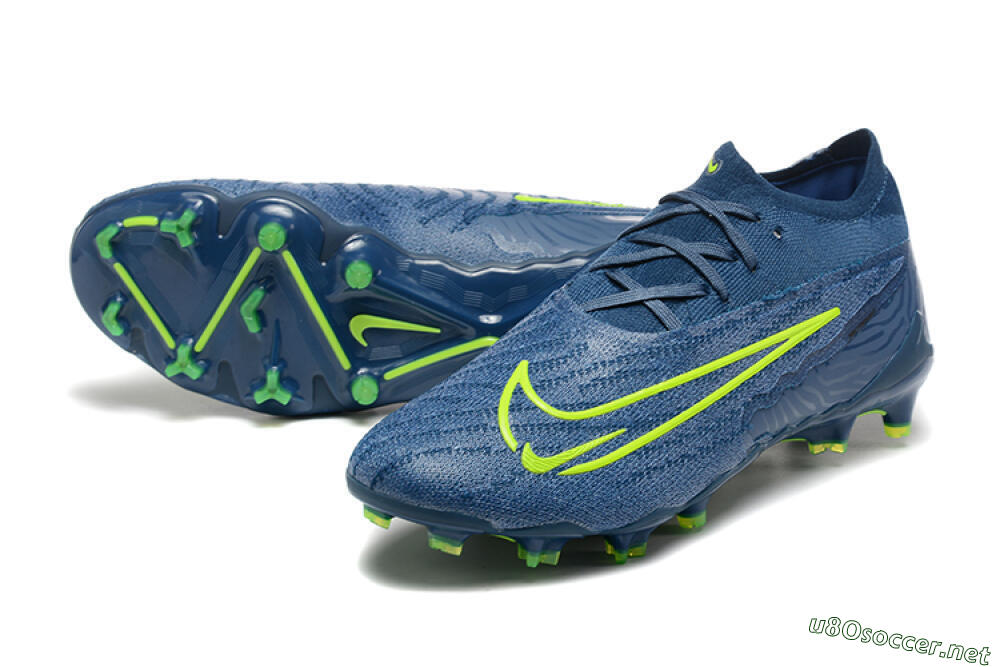 Men's Nike Phantom GX Elite FG Football Boots - Blue/Yellow 3