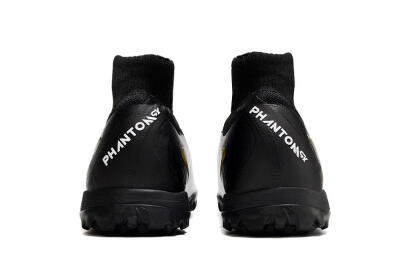 Unisex Nike Phantom Luna 2 Elite TF Football Shoes - White/Black/Gold