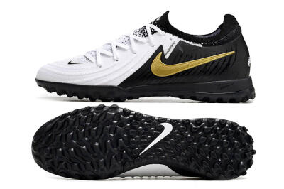 Unisex Nike Phantom Luna Elite TF Football Shoes - White/Black/Gold