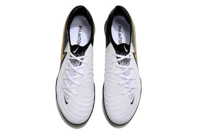 Unisex Nike Phantom Luna Elite TF Football Shoes - White/Black/Gold