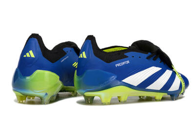 Unisex Adidas Predator Elite Foldover Tongue FG Football Boots - Blue/White/Black