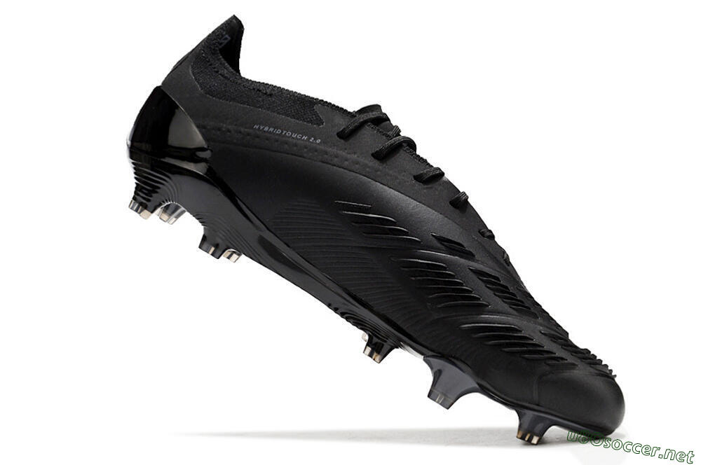 Men's Adidas Predator Elite FG Football Boots - Black/Silver 4