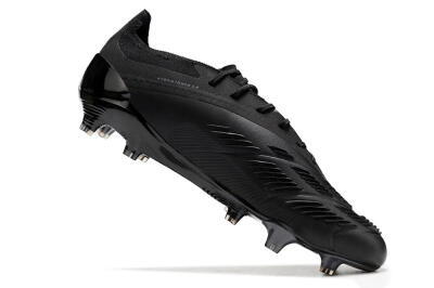 Men's Adidas Predator Elite FG Football Boots - Black/Silver