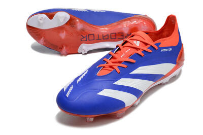 Men's Adidas Predator Elite FG Football Boots - Blue/White/Red