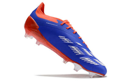 Men's Adidas Predator Elite FG Football Boots - Blue/White/Red