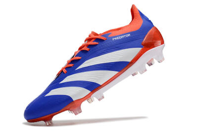 Men's Adidas Predator Elite FG Football Boots - Blue/White/Red