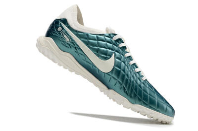 Men's Nike Tiempo Legend 10 Pro TF Football Shoes - Jade/White