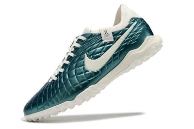 Men's Nike Tiempo Legend 10 Pro TF Football Shoes - Jade/White