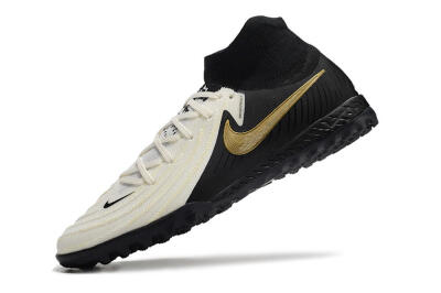 Men's Nike Phantom Luna Elite NU TF Football Shoes - White/Black/Gold