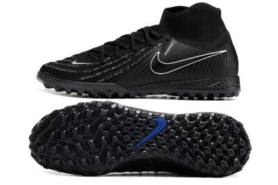 Men's Nike Phantom Luna Elite NU TF Football Shoes - Black/White/Blue