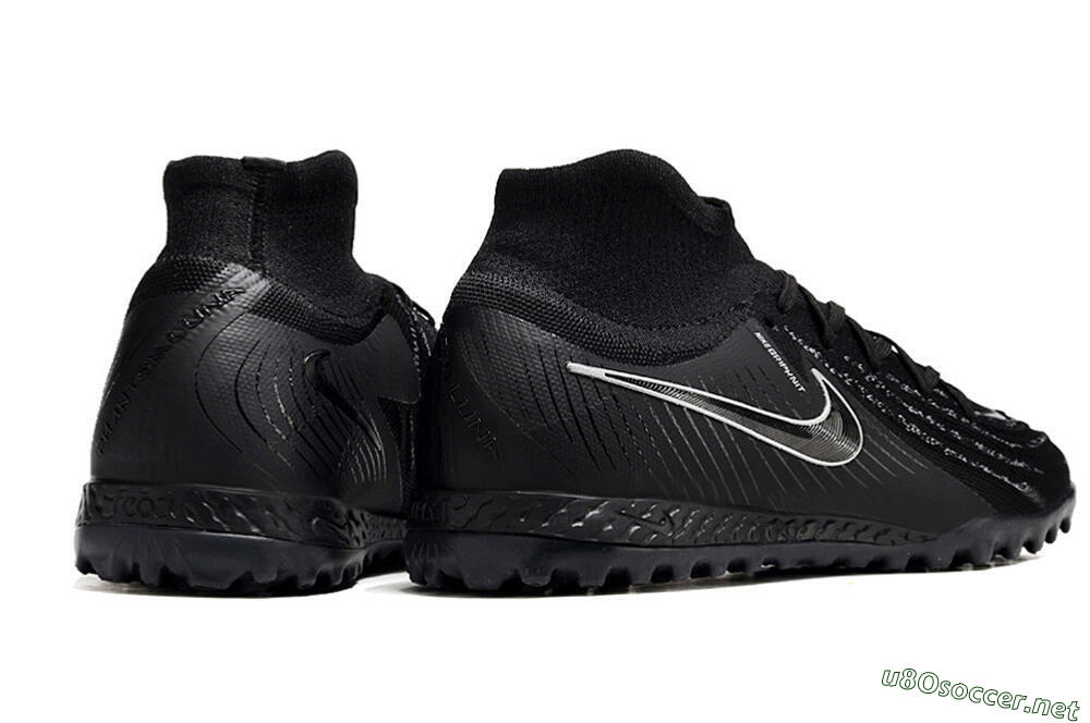 Men's Nike Phantom Luna Elite NU TF Football Shoes - Black/White/Blue 6