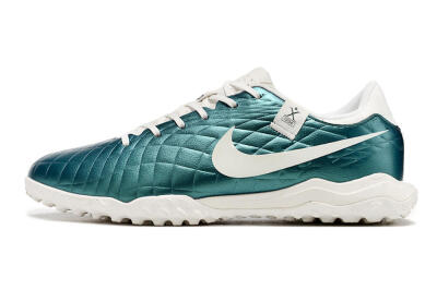 Men's Nike Tiempo Legend 10 Elite TF Football Shoes - Jade/White