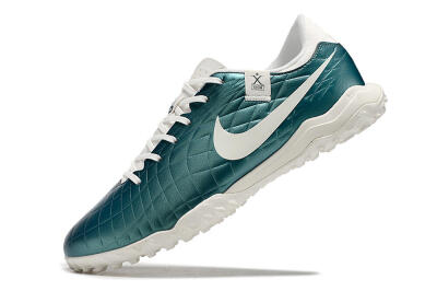 Men's Nike Tiempo Legend 10 Elite TF Football Shoes - Jade/White