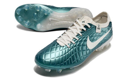 Men's Nike Tiempo Legend 10 Elite FG Football Boots - Jade/White