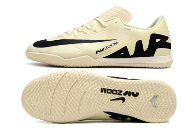 Men's Nike Air Zoom Mercurial Vapor 15 Academy IC Football Shoes - Beige/Black