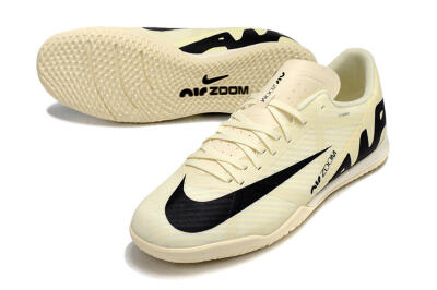 Men's Nike Air Zoom Mercurial Vapor 15 Academy IC Football Shoes - Beige/Black