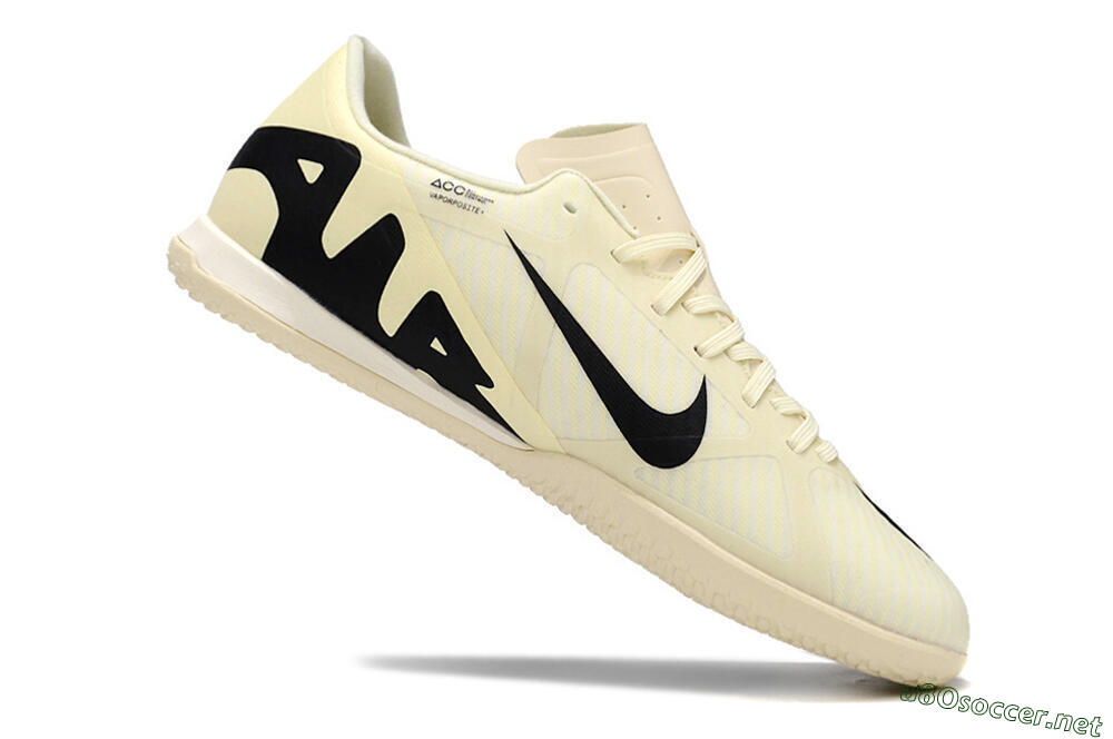 Men's Nike Air Zoom Mercurial Vapor 15 Academy IC Football Shoes - Beige/Black 4