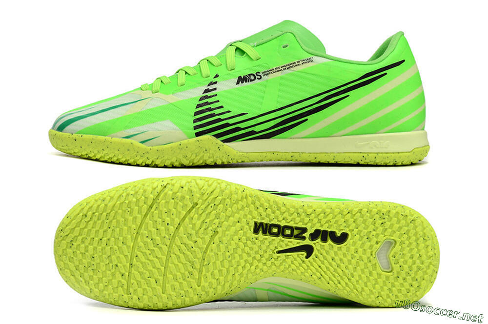 Men's Nike Air Zoom Mercurial Vapor 15 Academy IC Football Shoes - Green/Black/Yellow 1