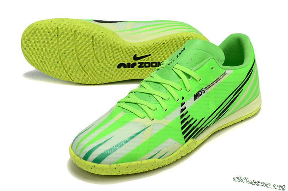 Men's Nike Air Zoom Mercurial Vapor 15 Academy IC Football Shoes - Green/Black/Yellow 3