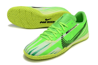 Men's Nike Air Zoom Mercurial Vapor 15 Academy IC Football Shoes - Green/Black/Yellow