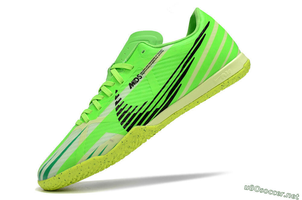Men's Nike Air Zoom Mercurial Vapor 15 Academy IC Football Shoes - Green/Black/Yellow 5