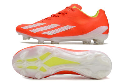 Men's Adidas X Crazyfast.1 FG Football Boots - Red/White/Yellow