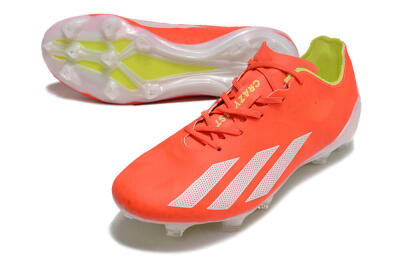Men's Adidas X Crazyfast.1 FG Football Boots - Red/White/Yellow