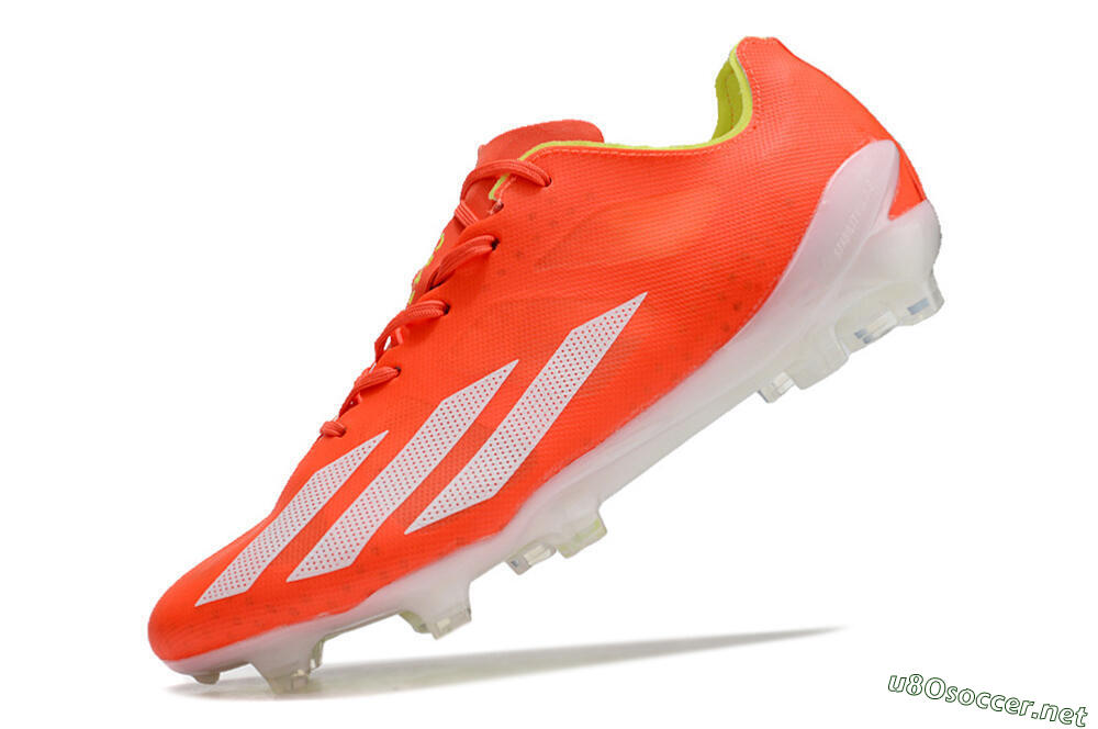 Men's Adidas X Crazyfast.1 FG Football Boots - Red/White/Yellow 5