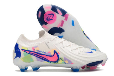 Unisex Nike Phantom Luna Elite FG Football Boots - White/Rainbow