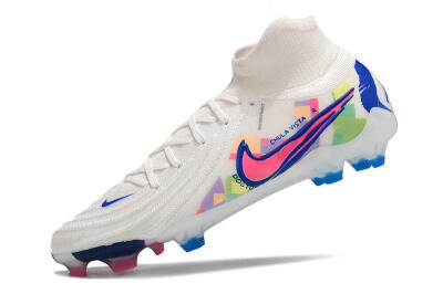 Unisex Nike Phantom Luna Elite FG Football Boots - White/Rainbow