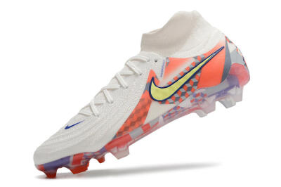 Men's Nike Phantom Luna Elite NU FG Football Boots - White/Red/Yellow/Blue