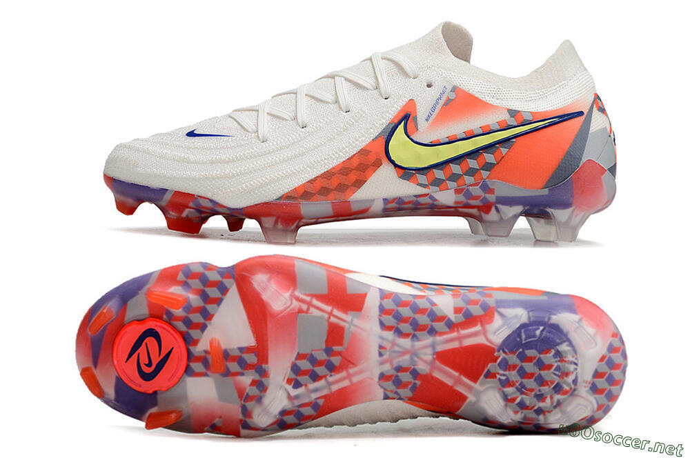 Men's Nike Phantom Luna 2 Elite Olympics 2024 FG Football Boots - White/Multicolor 1