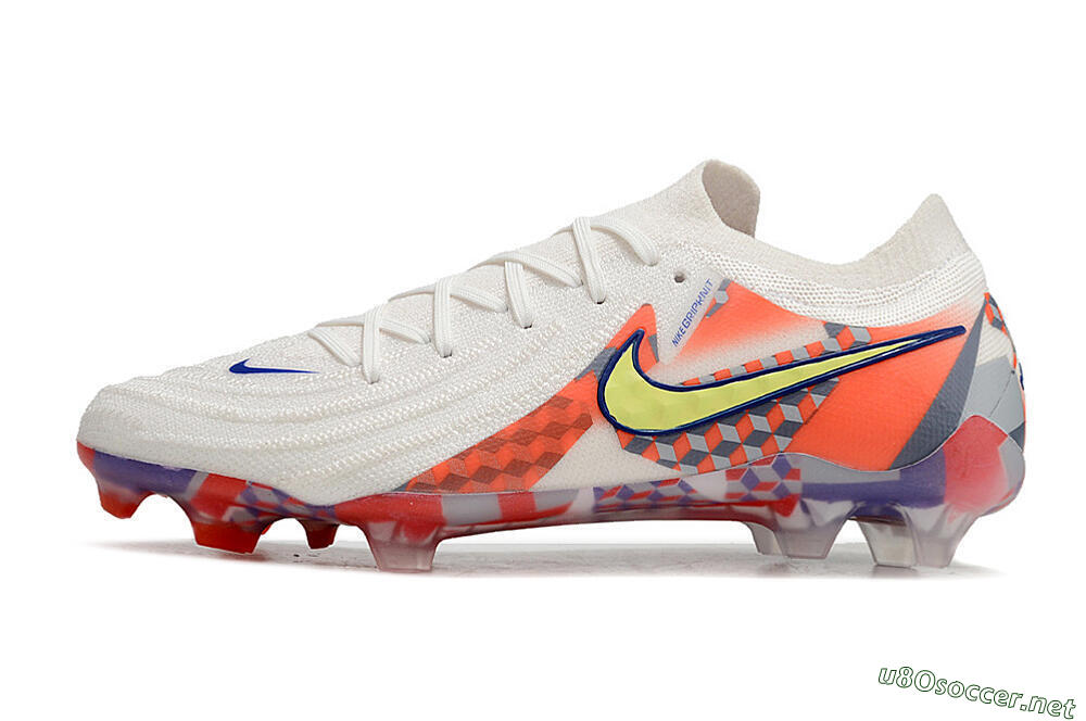 Men's Nike Phantom Luna 2 Elite Olympics 2024 FG Football Boots - White/Multicolor 0